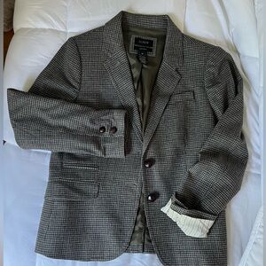 J Crew Schoolboy Blazer Houndstooth size 10